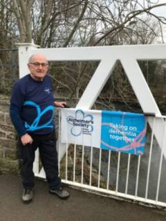Carlisle man, 72, completes one million steps for Alzheimer’s Society